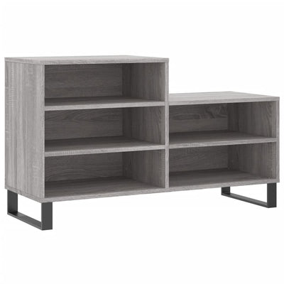 Kenkäkaappi harmaa Sonoma 102x36x60 cm tekninen puu