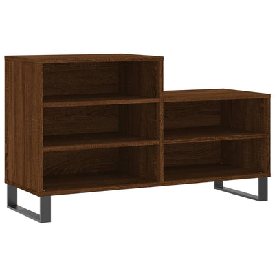 Kenkäkaappi ruskea tammi 102x36x60 cm tekninen puu