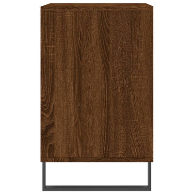 Kenkäkaappi ruskea tammi 102x36x60 cm tekninen puu