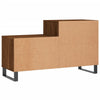 Kenkäkaappi ruskea tammi 102x36x60 cm tekninen puu