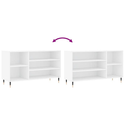 Valkoinen kenkäkaappi Reginald 102x36x60cm (puinen)