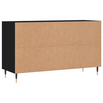 Kenkäkaappi musta 102x36x60 cm tekninen puu