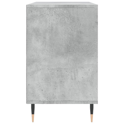 Kenkäkaappi betoninharmaa 102x36x60 cm tekninen puu