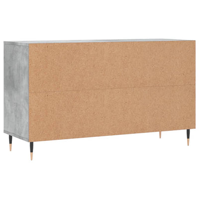 Kenkäkaappi betoninharmaa 102x36x60 cm tekninen puu