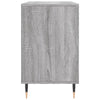 Kenkäkaappi harmaa Sonoma 102x36x60 cm tekninen puu