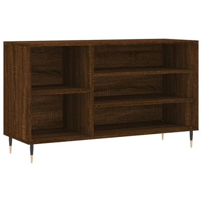 Kenkäkaappi ruskea tammi 102x36x60 cm tekninen puu