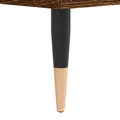 Kenkäkaappi ruskea tammi 102x36x60 cm tekninen puu