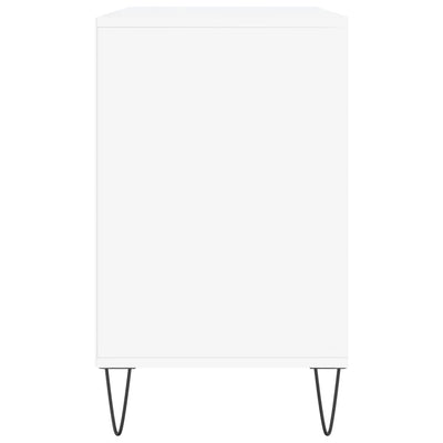 Kenkäkaappi valkoinen 102x36x60 cm tekninen puu