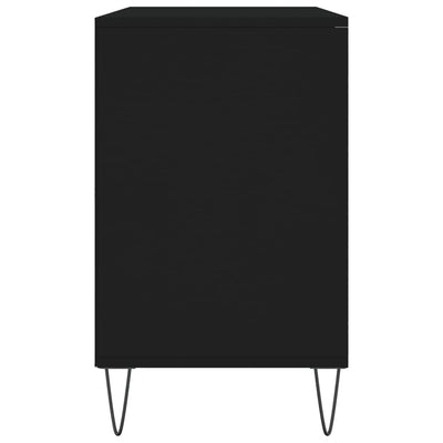 Kenkäkaappi musta 102x36x60 cm tekninen puu