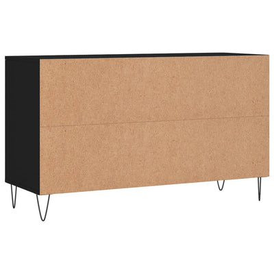 Kenkäkaappi musta 102x36x60 cm tekninen puu