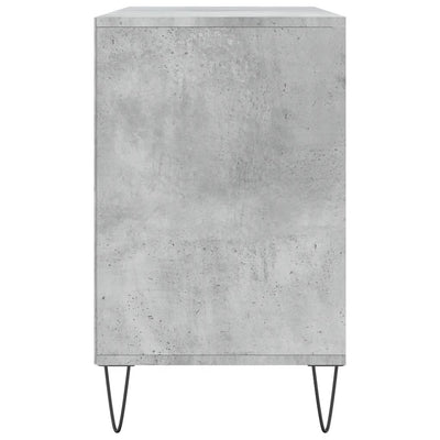 Kenkäkaappi betoninharmaa 102x36x60 cm tekninen puu