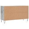 Kenkäkaappi betoninharmaa 102x36x60 cm tekninen puu