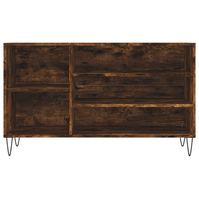 Kenkäkaappi savutammi 102x36x60 cm tekninen puu