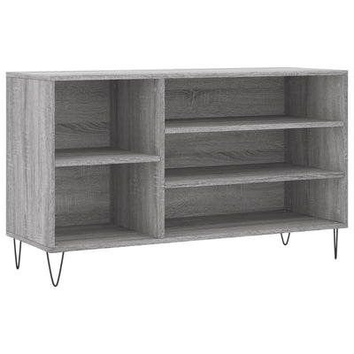 Kenkäkaappi harmaa Sonoma 102x36x60 cm tekninen puu