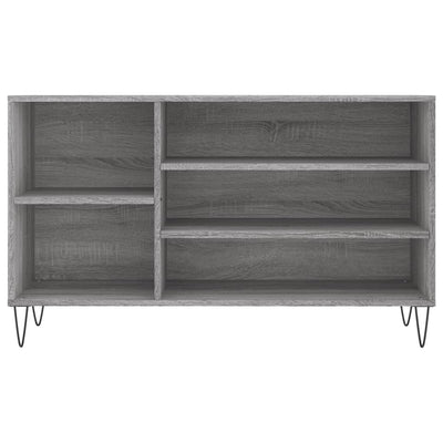 Kenkäkaappi harmaa Sonoma 102x36x60 cm tekninen puu