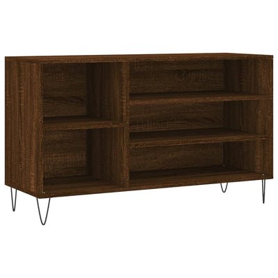 Kenkäkaappi ruskea tammi 102x36x60 cm tekninen puu