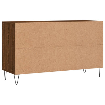 Kenkäkaappi ruskea tammi 102x36x60 cm tekninen puu