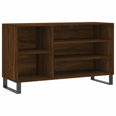 Kenkäkaappi ruskea tammi 102x36x60 cm tekninen puu