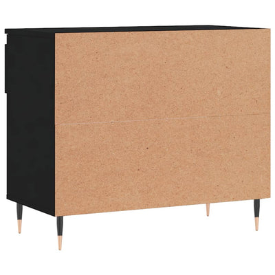 Kenkäkaappi musta 70x36x60 cm tekninen puu