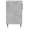Kenkäkaappi betoninharmaa 70x36x60 cm tekninen puu
