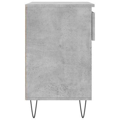 Kenkäkaappi betoninharmaa 70x36x60 cm tekninen puu