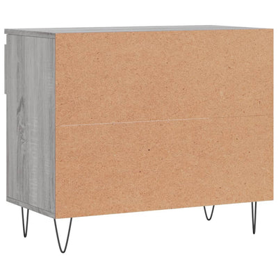 Kenkäkaappi harmaa Sonoma 70x36x60 cm tekninen puu