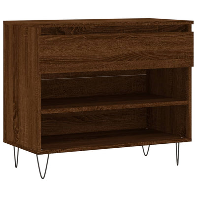 Kenkäkaappi ruskea tammi 70x36x60 cm tekninen puu