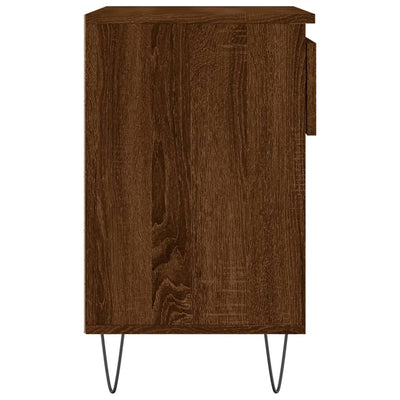 Kenkäkaappi ruskea tammi 70x36x60 cm tekninen puu