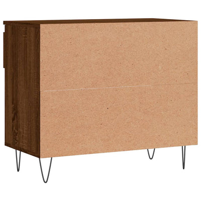 Kenkäkaappi ruskea tammi 70x36x60 cm tekninen puu