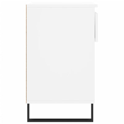 Kenkäkaappi valkoinen 70x36x60 cm tekninen puu