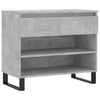 Kenkäkaappi betoninharmaa 70x36x60 cm tekninen puu