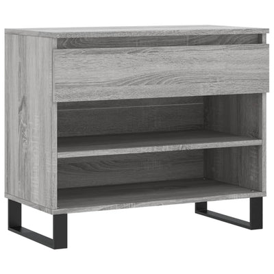 Kenkäkaappi harmaa Sonoma 70x36x60 cm tekninen puu
