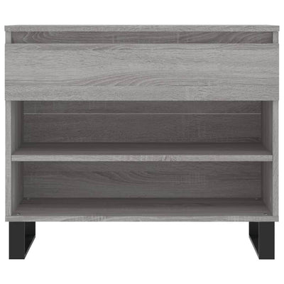 Kenkäkaappi harmaa Sonoma 70x36x60 cm tekninen puu
