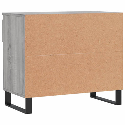 Kenkäkaappi harmaa Sonoma 70x36x60 cm tekninen puu