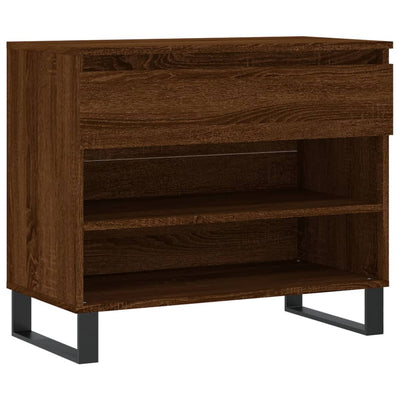 Kenkäkaappi ruskea tammi 70x36x60 cm tekninen puu