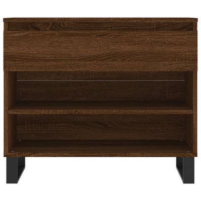 Kenkäkaappi ruskea tammi 70x36x60 cm tekninen puu