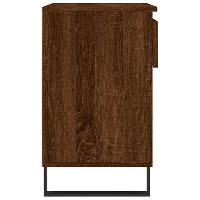 Kenkäkaappi ruskea tammi 70x36x60 cm tekninen puu