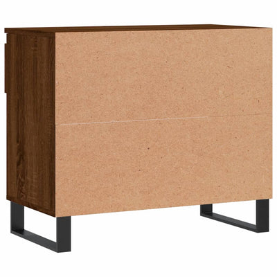 Kenkäkaappi ruskea tammi 70x36x60 cm tekninen puu