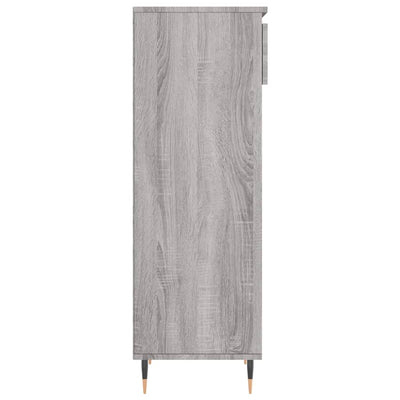 Kenkäkaappi harmaa Sonoma 40x36x105 cm tekninen puu