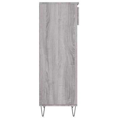 Kenkäkaappi harmaa Sonoma 40x36x105 cm tekninen puu