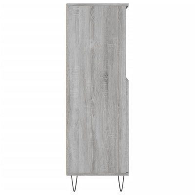 Kaappi harmaa Sonoma 60x36x110 cm tekninen puu