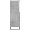 Kaappi betoninharmaa 60x36x110 cm tekninen puu