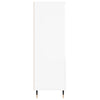 Kaappi valkoinen 40x36x110 cm tekninen puu