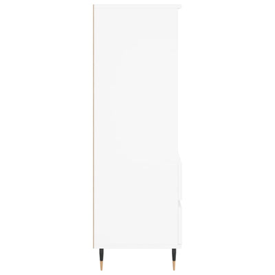 Kaappi valkoinen 40x36x110 cm tekninen puu