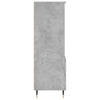 Kaappi betoninharmaa 40x36x110 cm tekninen puu