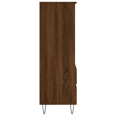 Kaappi ruskea tammi 40x36x110 cm tekninen puu