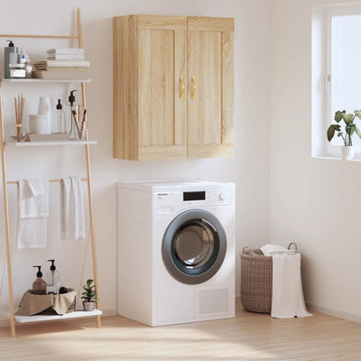 Seinäkiinnitettävä kaappi Sonoma 69,5x34x90 cm tekninen puu