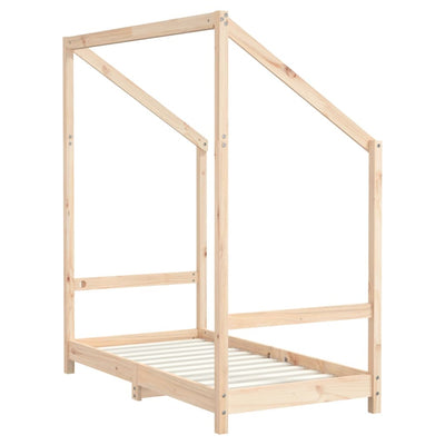 Lasten sängynrunko 70x140 cm täysi mänty