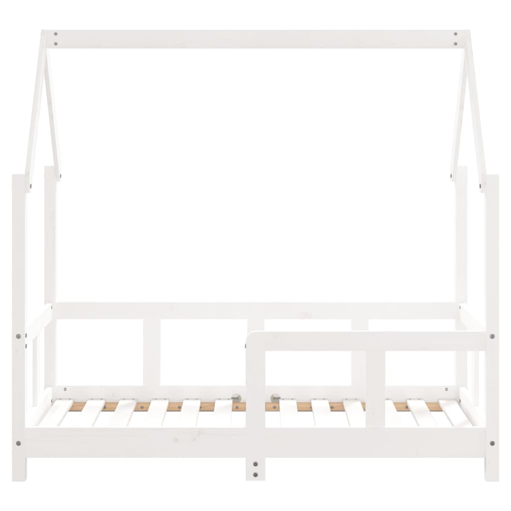 Valkoinen lasten sängynrunko Eogenica 70x140cm (mänty)