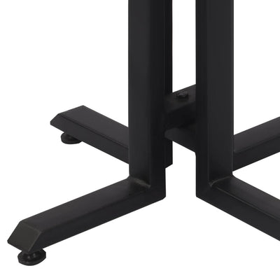 Sohvapöytä Gruianu 55x55x40cm (pyöreä, kierrätetty täystiikki)